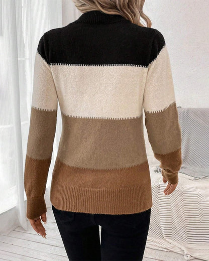 Pull léger femme – Pull en coton doux à manches longues pour été et mi-saison