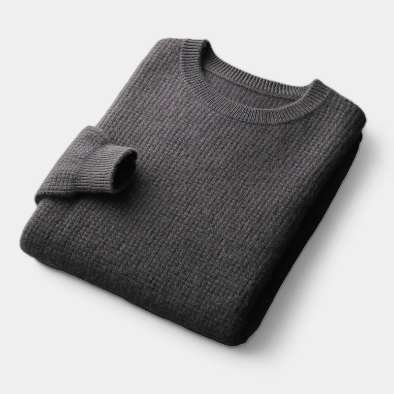 Pull en maille homme – Pull à manches longues confortable et élégant en laine