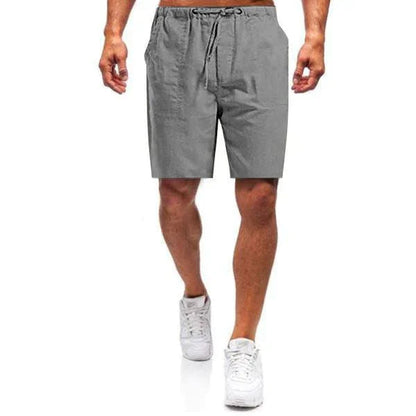 Shorts homme – Shorts avec cordon de serrage en coton léger et confortable