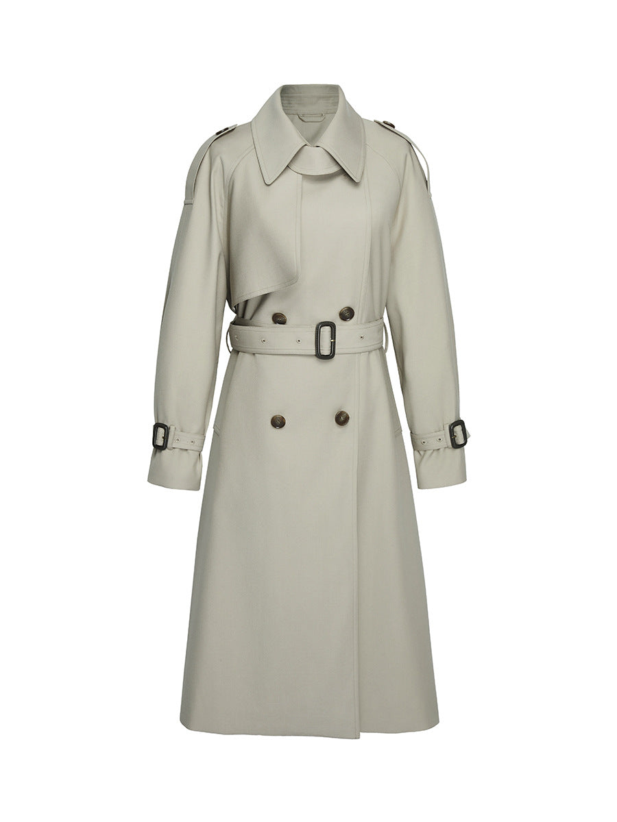 Trench-coat femme classique – Manteau élégant avec ceinture pour toutes occasions