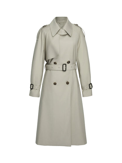 Trench-coat femme classique – Manteau élégant avec ceinture pour toutes occasions