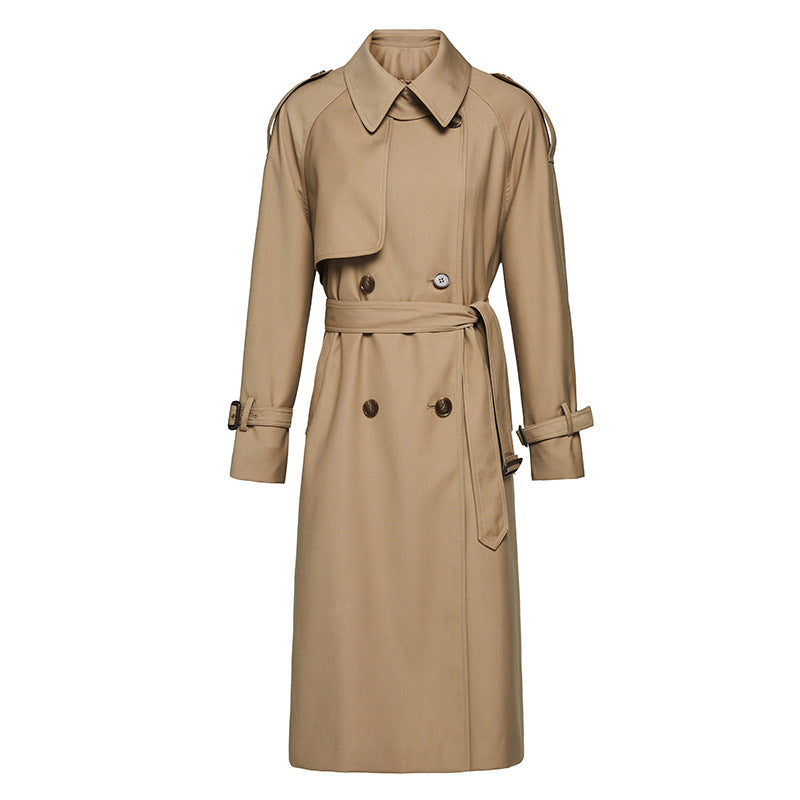 Trench-coat femme classique – Manteau élégant avec ceinture pour toutes occasions