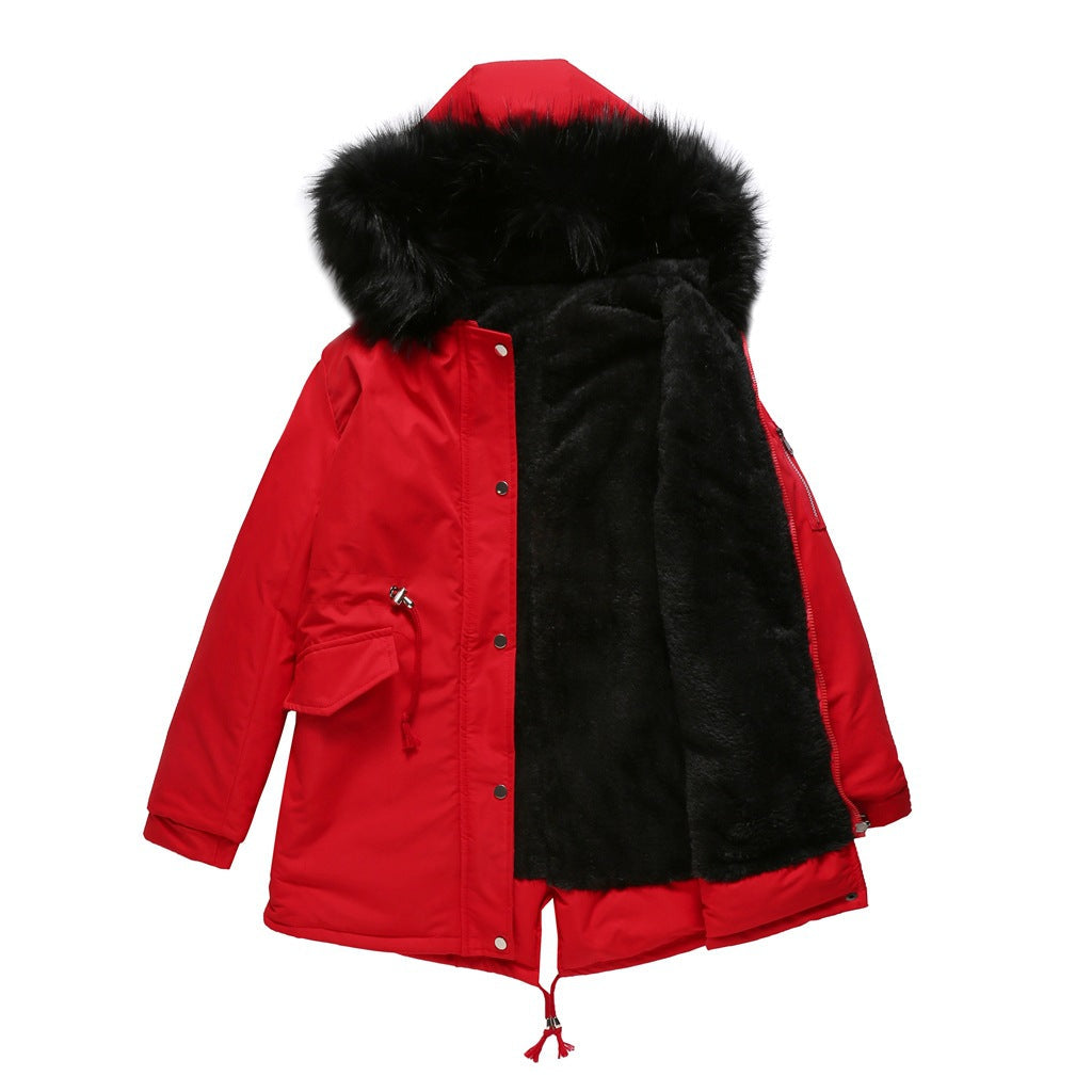 Parka femme avec capuche – Veste chaude imperméable pour hiver chic et confortable