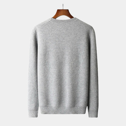 Pull en maille homme – Pull à manches longues confortable et élégant en laine