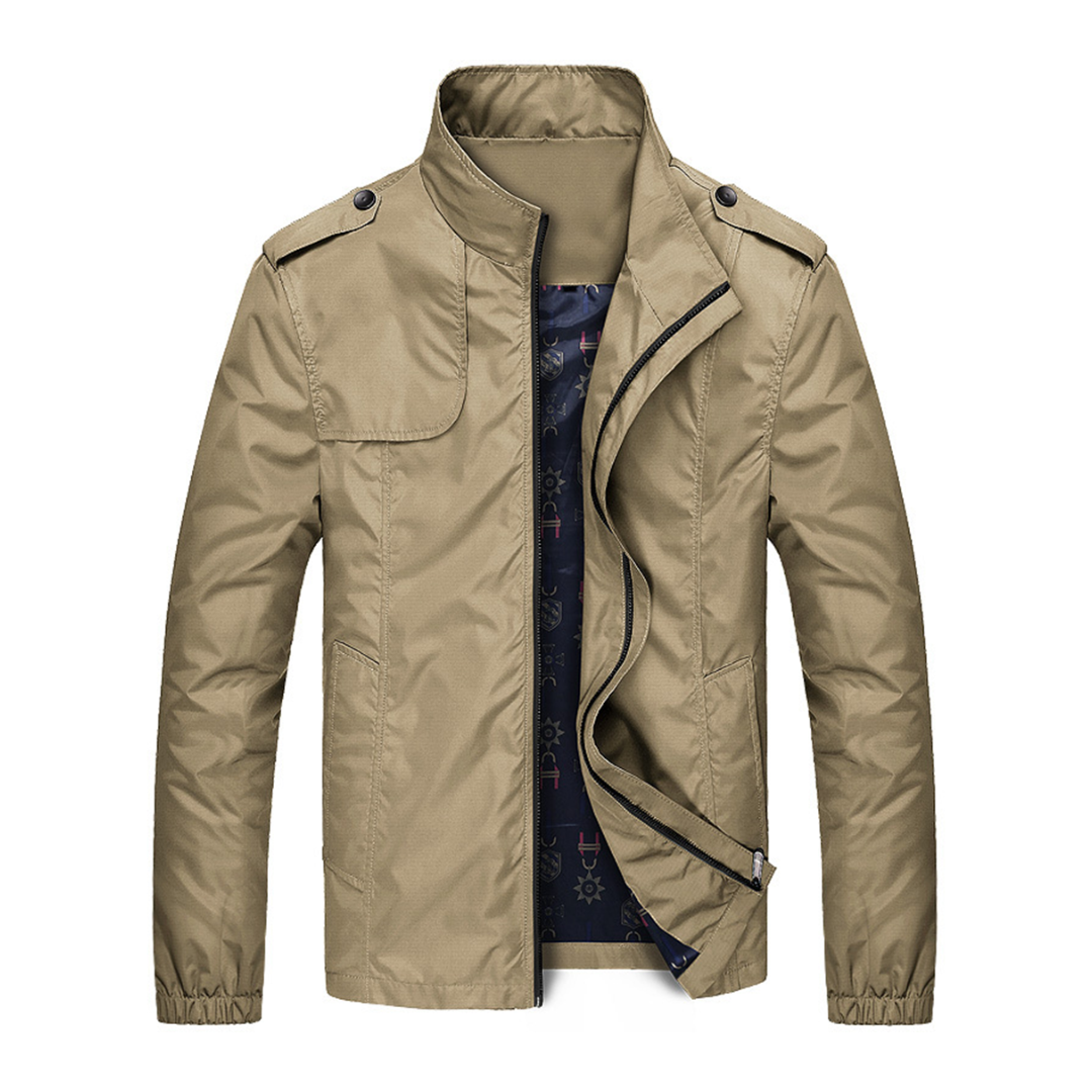 Veste homme avec fermeture éclair – Veste élégante en tissu léger pour toutes occasions