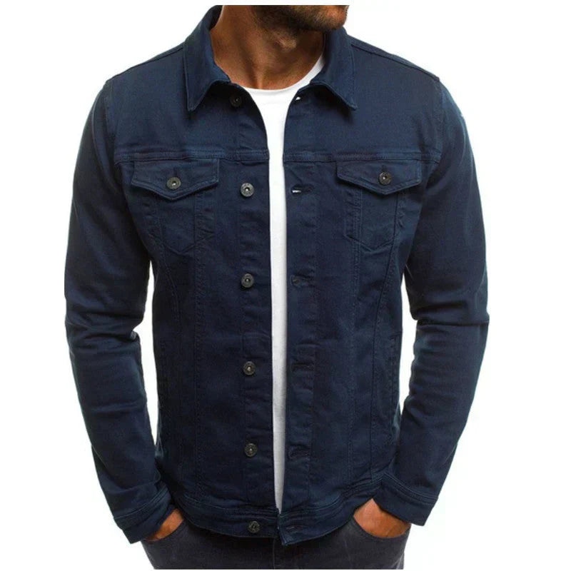 Veste en denim homme – Veste casual en jean coupe moderne pour toutes occasions