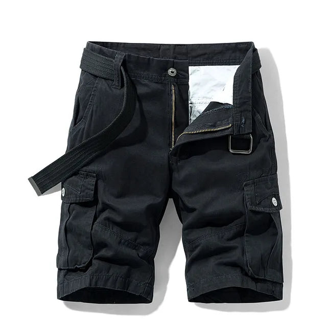 Shorts cargo homme – Shorts en coton léger avec poches pratiques pour été