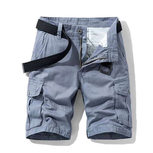 Shorts cargo homme – Shorts en coton léger avec poches pratiques pour été