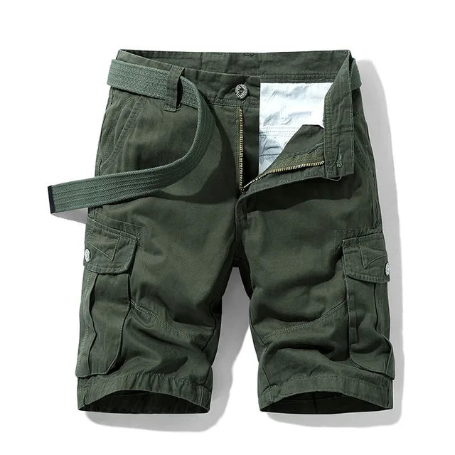 Shorts cargo homme – Shorts en coton léger avec poches pratiques pour été