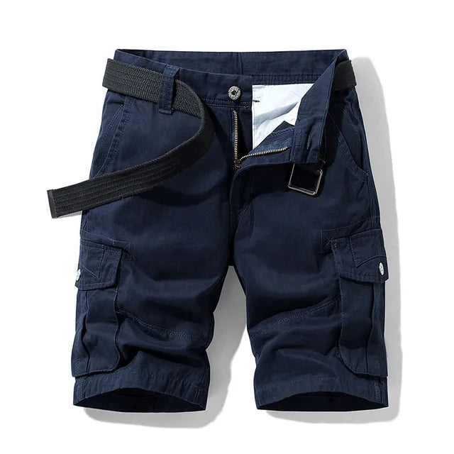 Shorts cargo homme – Shorts en coton léger avec poches pratiques pour été