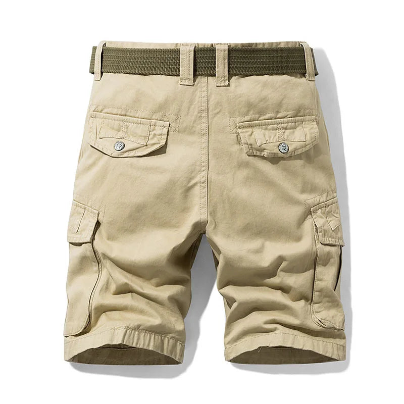 Shorts cargo homme – Shorts en coton léger avec poches pratiques pour été