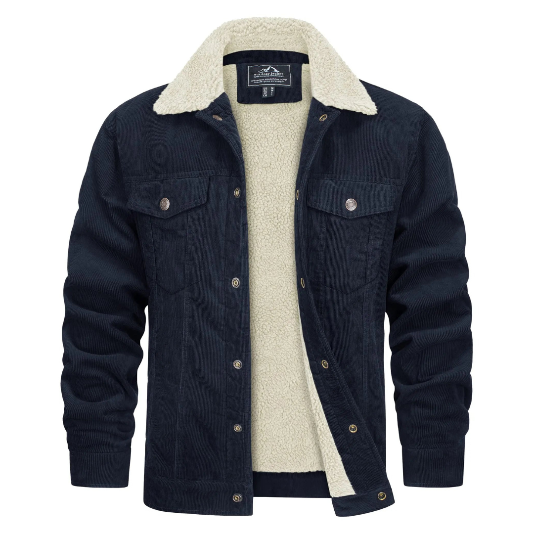 Veste d'hiver homme – Manteau chaud en laine avec capuche et style moderne