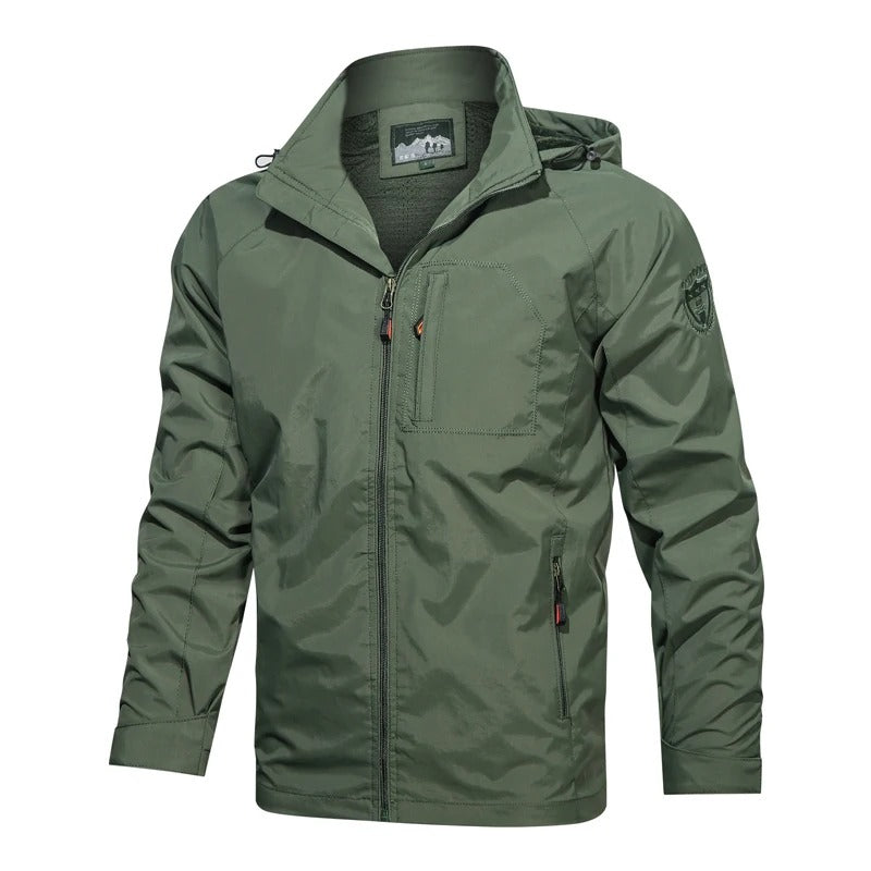 Veste coupe-vent homme – Veste imperméable légère pour randonnée et outdoor