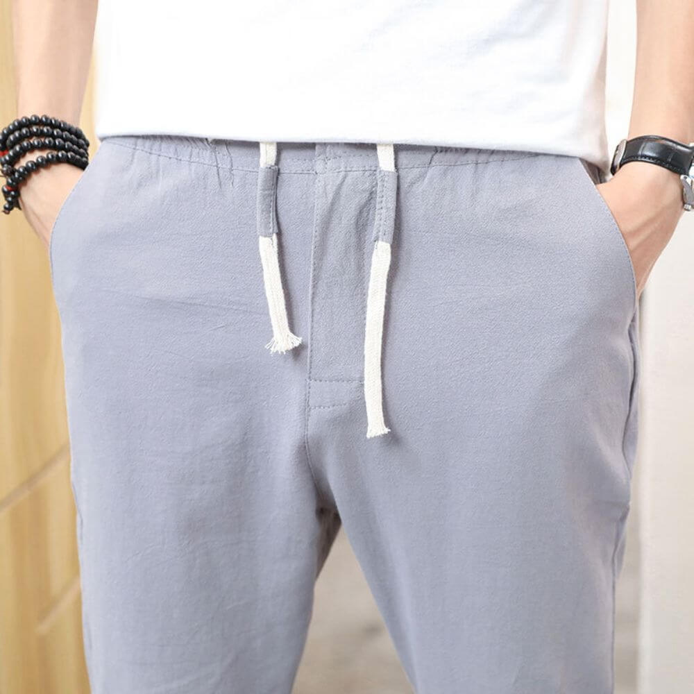 Pantalons de loisirs homme – Pantalons confortables en coton pour détente et sport