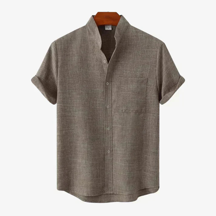 Chemise décontractée homme – Chemise à boutons en coton pour look casual chic