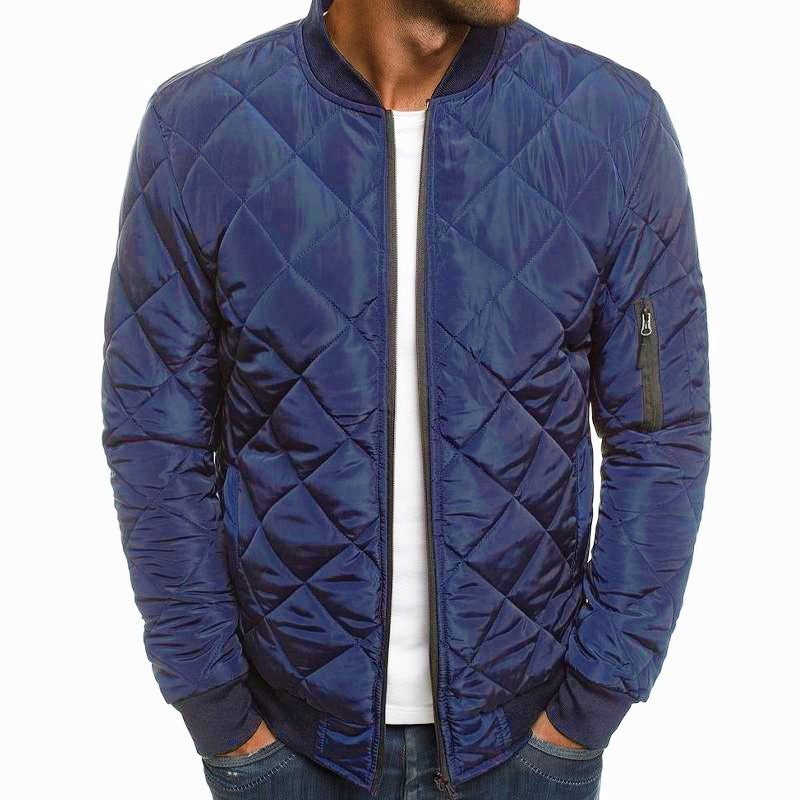 Veste matelassée homme – Veste col montant chaude et élégante pour hiver