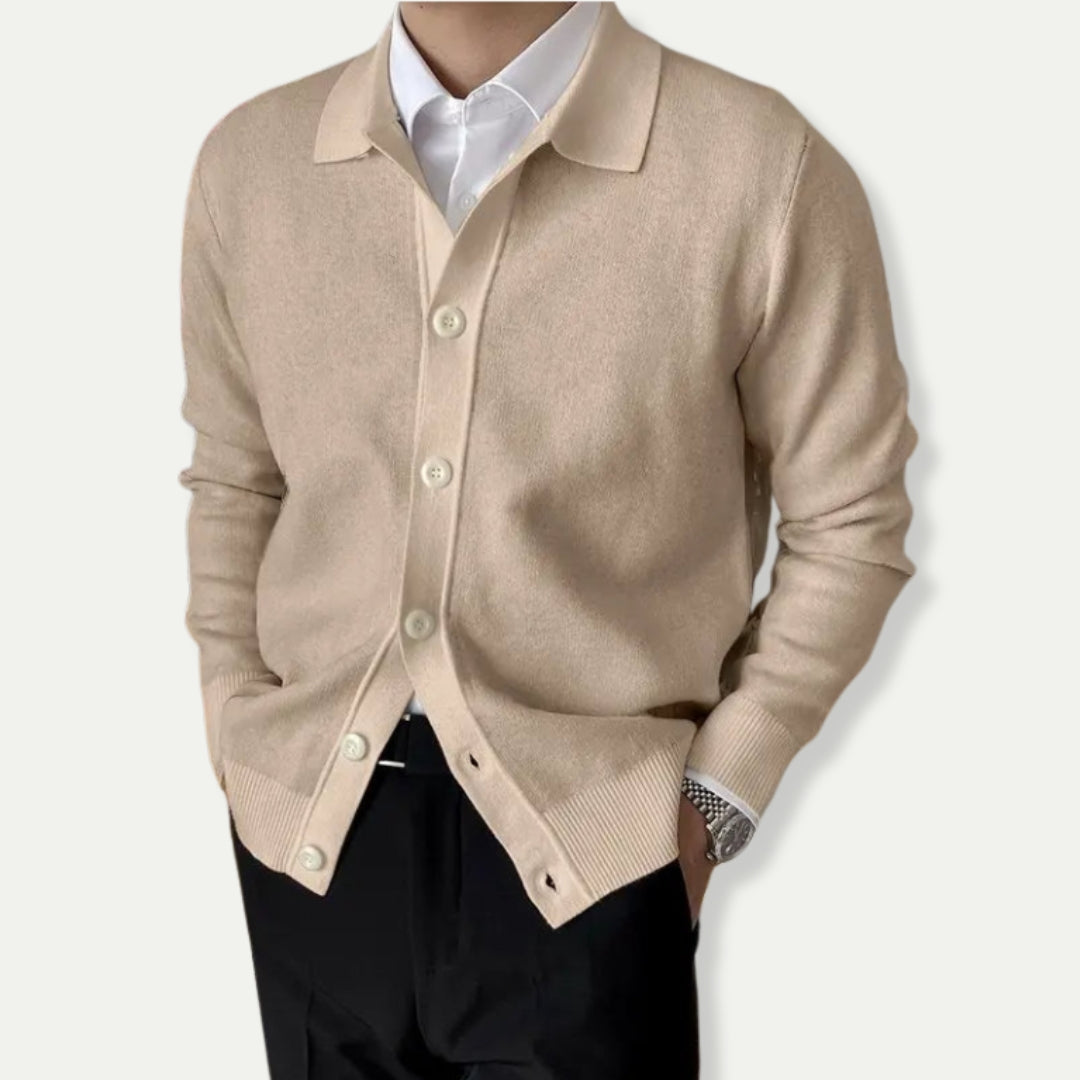 Veste en maille classique homme – Élégante veste tricotée pour toutes occasions