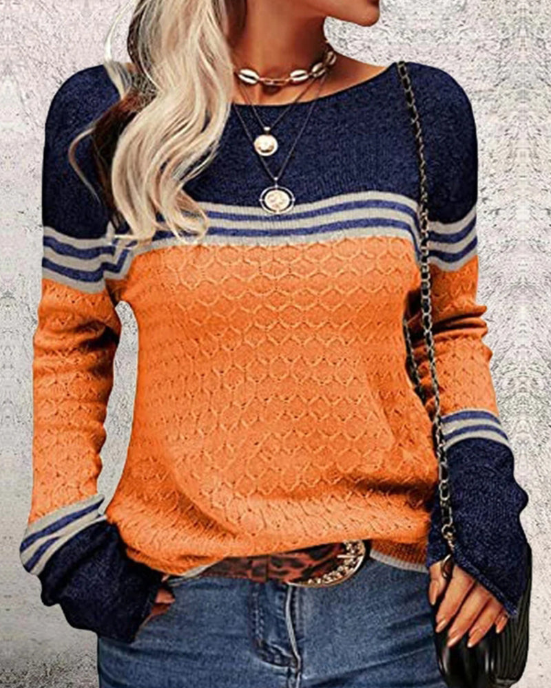 Pull en tricot femme – Pull doux et chaud à manches longues pour hiver