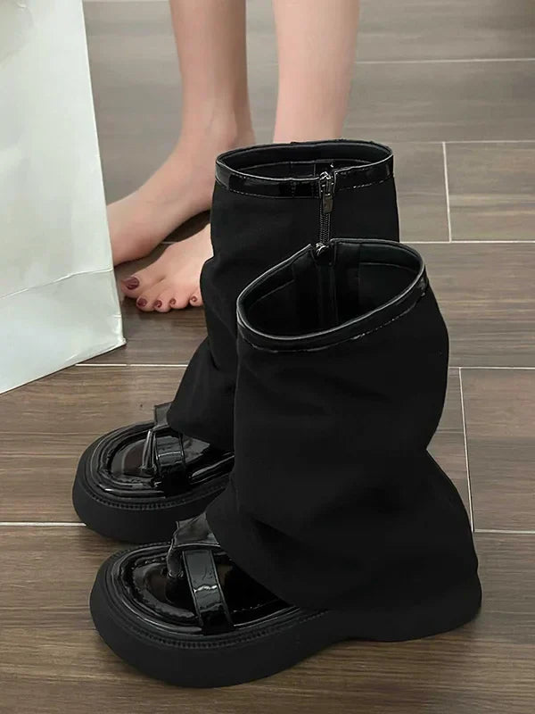 Sandales Bottes Femme – Sandales élégantes en cuir pour été et sorties