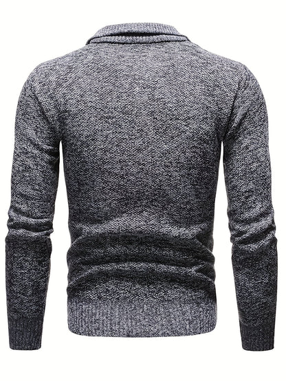 Pull col roulé homme – Pull en laine doux et chaud pour hiver élégant