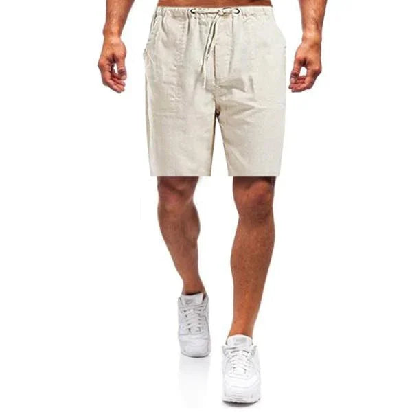 Shorts homme – Shorts avec cordon de serrage en coton léger et confortable