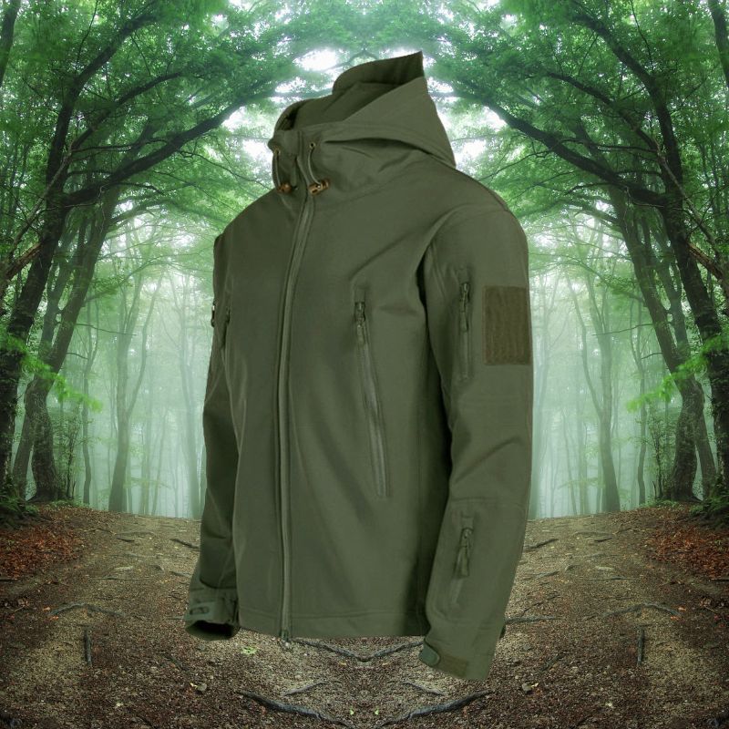 Veste imperméable homme – Veste de plein air légère et respirante pour randonnée