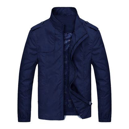 Veste homme avec fermeture éclair – Veste élégante en tissu léger pour toutes occasions