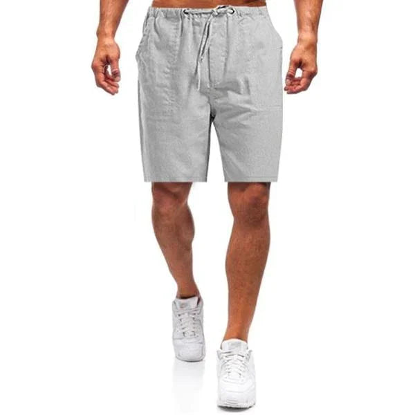 Shorts homme – Shorts avec cordon de serrage en coton léger et confortable