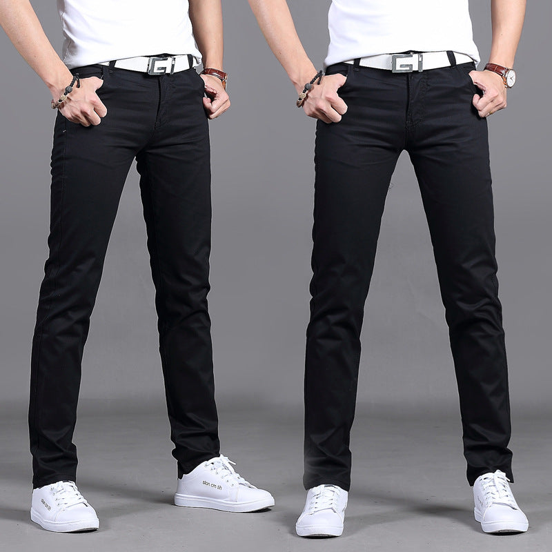 Pantalon chino homme slim – Pantalon élégant en coton pour look décontracté