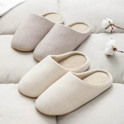 Chaussons doux femme – Pantoufles confortables en peluche pour intérieur