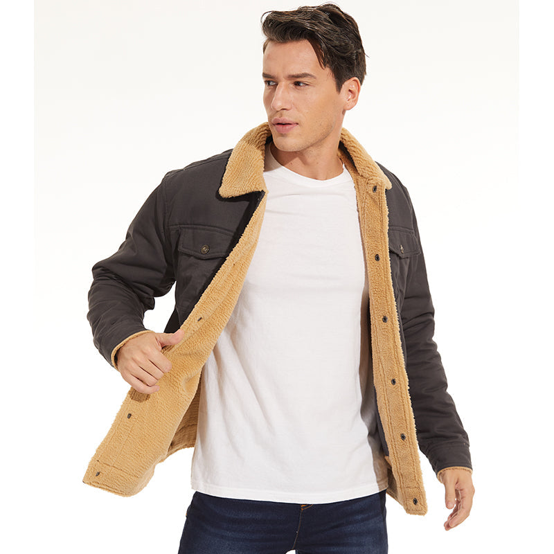 Veste bomber homme – Veste légère avec doublure chaude et style décontracté