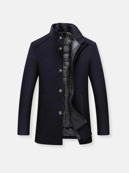 Trench-coat homme classique – Manteau élégant en laine pour toutes occasions