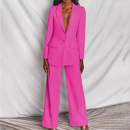 Blazer et pantalon élégant femme – Ensemble chic pour bureau et soirée