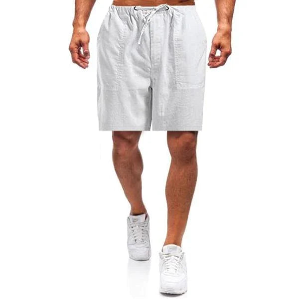 Shorts homme – Shorts avec cordon de serrage en coton léger et confortable