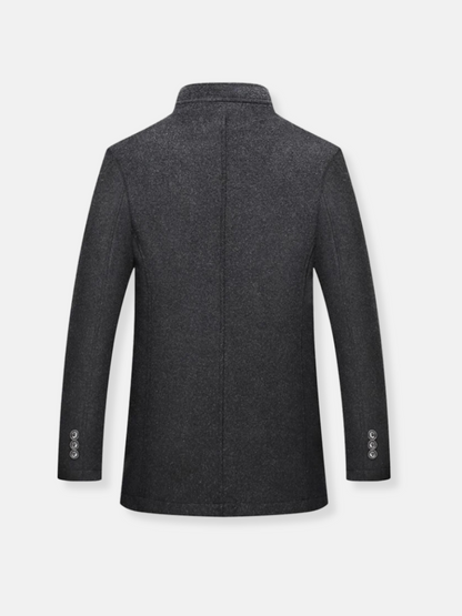 Trench-coat homme classique – Manteau élégant en laine pour toutes occasions