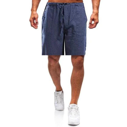 Shorts homme – Shorts avec cordon de serrage en coton léger et confortable