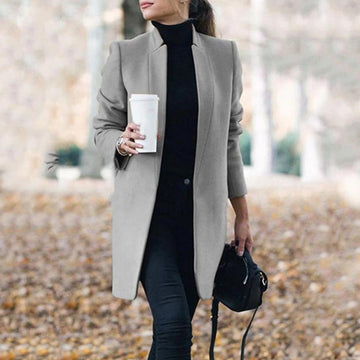 Manteau femme élégant – Veste chic en laine pour hiver et soirées