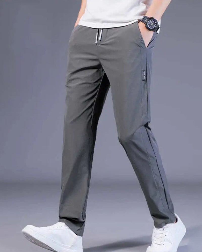 Pantalons de loisirs homme – Pantalons confortables en coton pour détente et sport