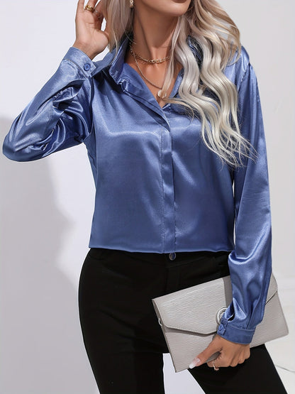 Blouse femme manches longues – Chemisier élégant en coton léger pour tous les jours