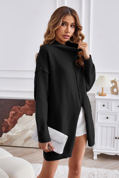 Pull tendance femme – Pull à col rond chic en tricot doux et confortable