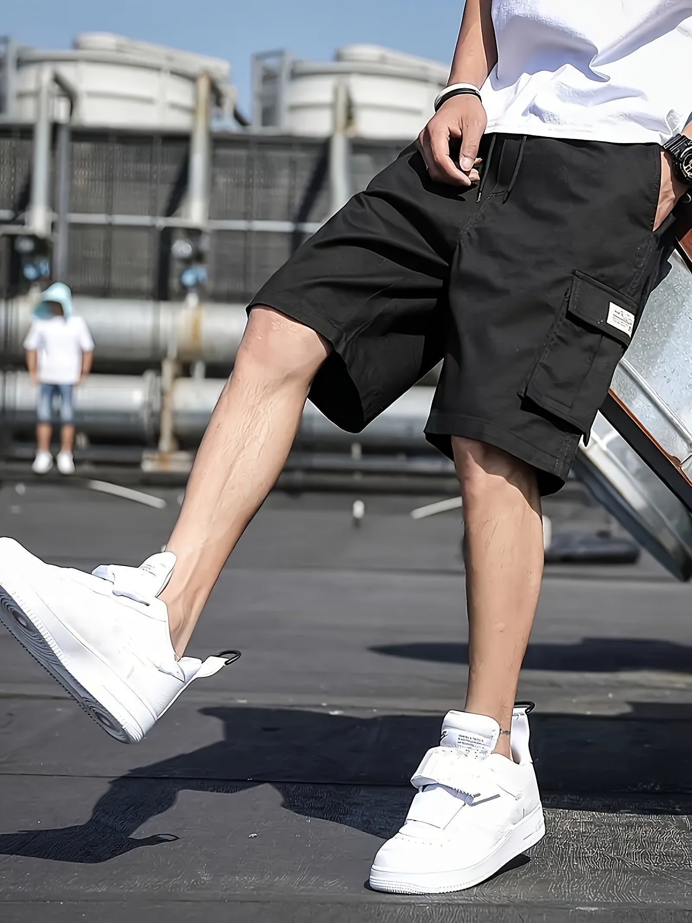 Shorts Cargo Homme – Pantalon court pratique en coton pour été actif et décontracté