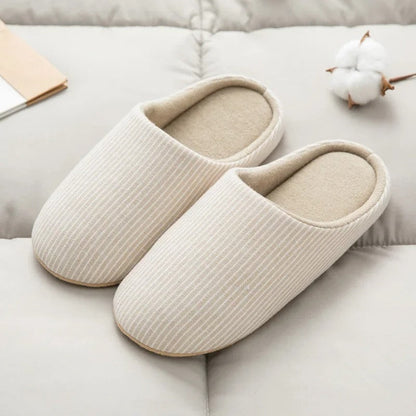 Chaussons doux femme – Pantoufles confortables en peluche pour intérieur