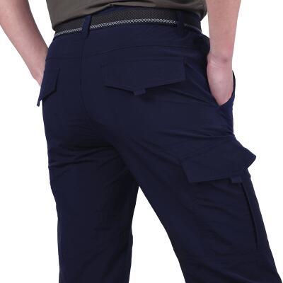 Pantalon homme avec poches – Pantalon cargo pratique et résistant pour extérieur