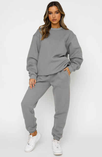 Sweat-shirt et pantalon jogging femme – Ensemble confortable en coton doux et tendance