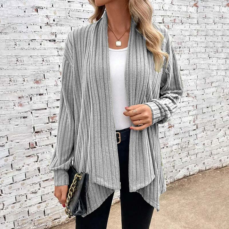 Cardigan décontracté femme – Cardigan doux en tricot léger pour casual chic