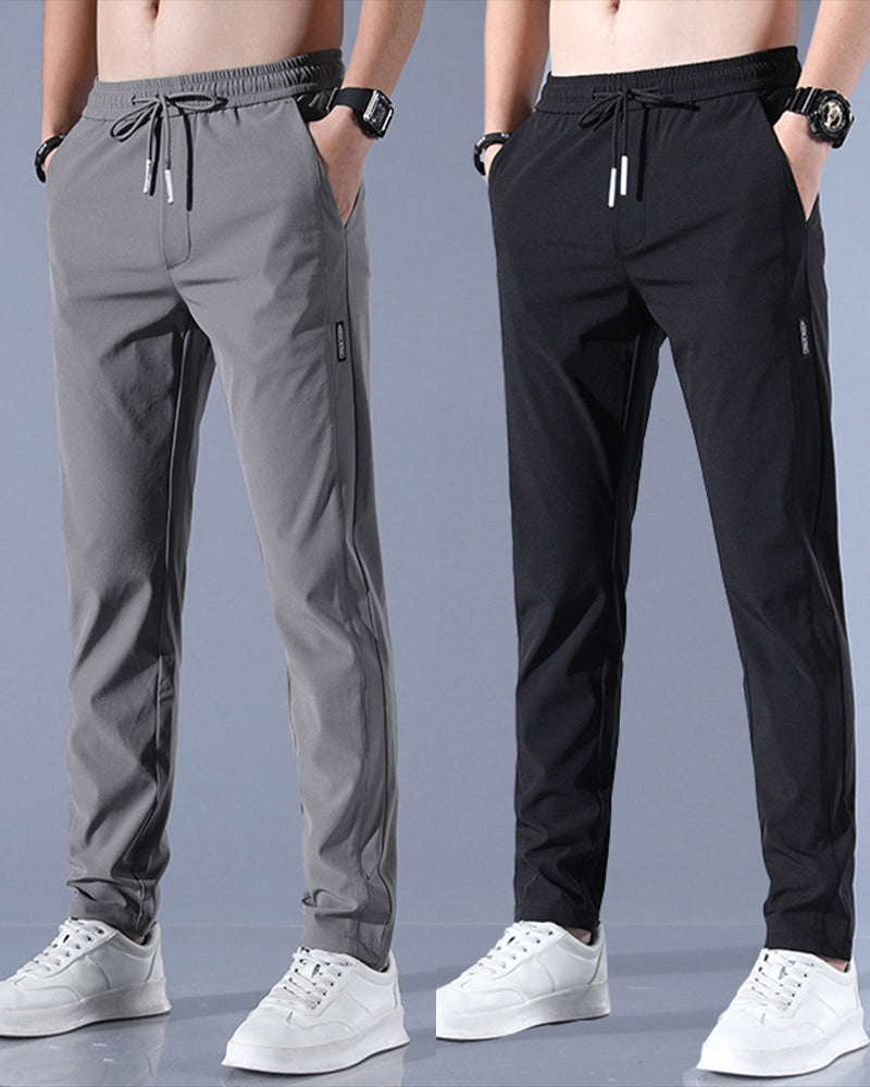 Pantalons de loisirs homme – Pantalons confortables en coton pour détente et sport