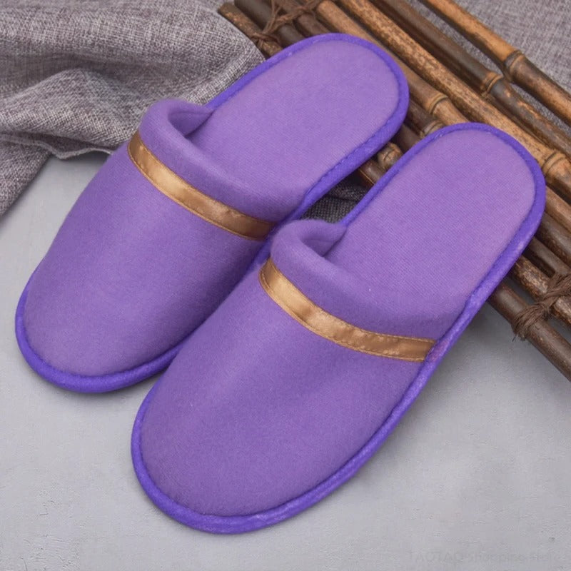 Chaussons douillets unisexe – Pantoufles confortables en peluche pour intérieur