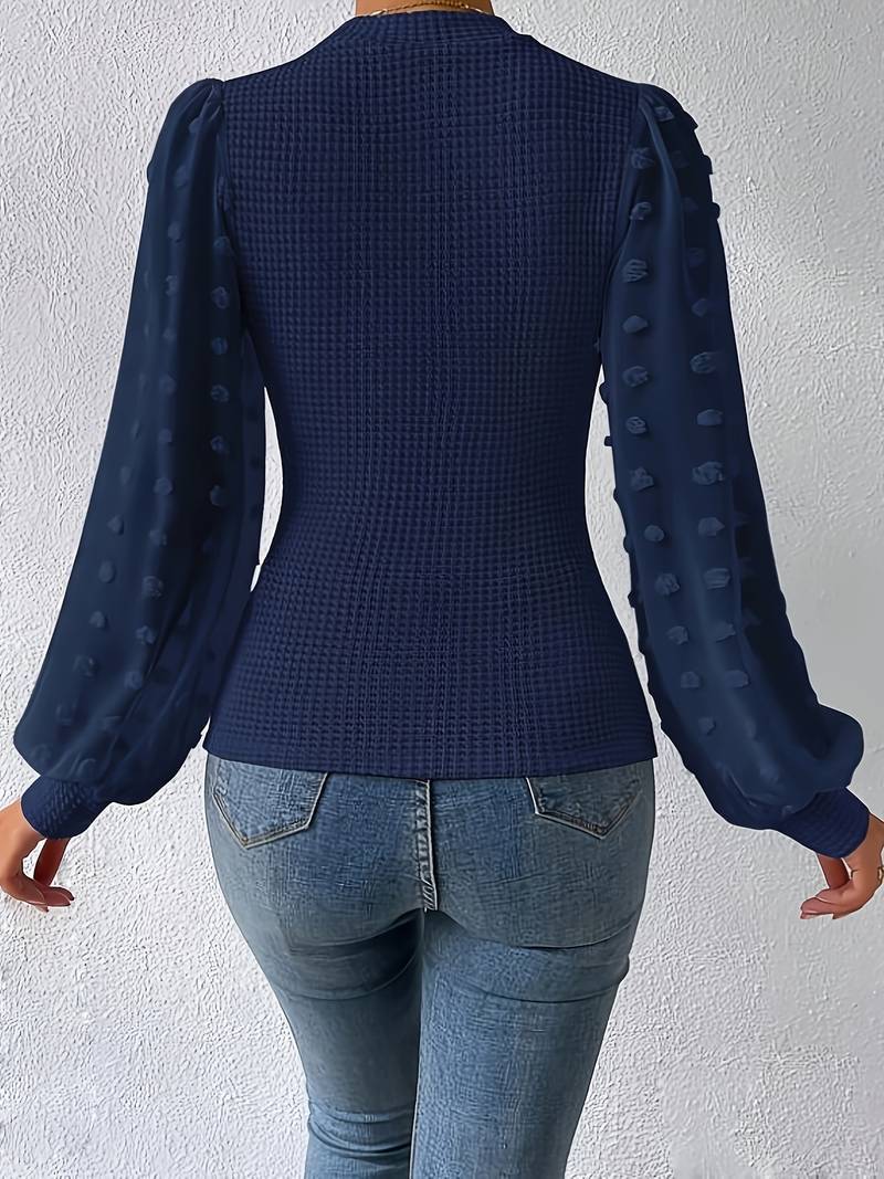 Pull en tricot femme – Haut à manches longues doux et élégant pour l'hiver