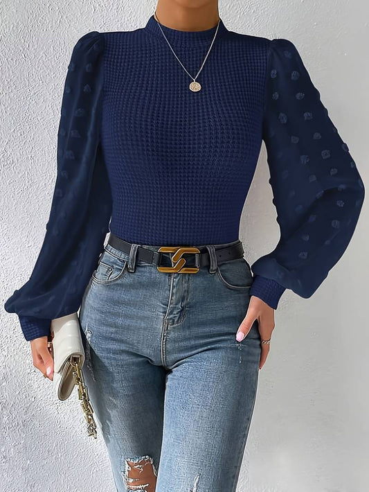 Pull en tricot femme – Haut à manches longues doux et élégant pour l'hiver