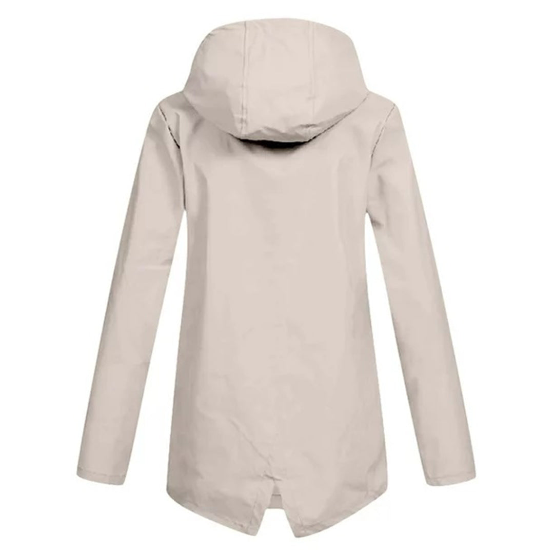 Imperméable femme – Veste imperméable avec capuche légère et élégante